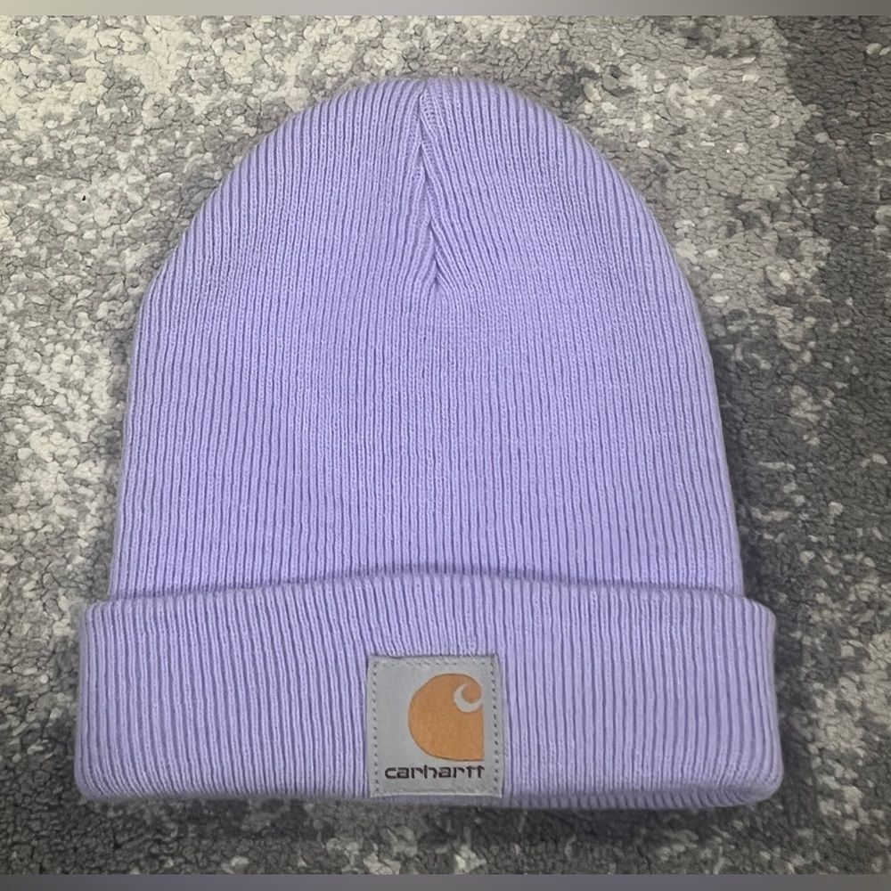 Carhartt Rib Knit Cuffed Beanie Purple Infant/Toddler